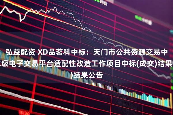 弘益配资 XD品茗科中标：天门市公共资源交易中心本级电子交易平台适配性改造工作项目中标(成交)结果公告
