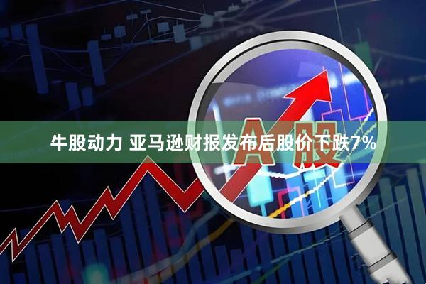 牛股动力 亚马逊财报发布后股价下跌7%